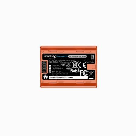 SmallRig 4970 - zamiennik akumulatora NP-W235, USB-C, 2400mAh, pomarańczowy_2